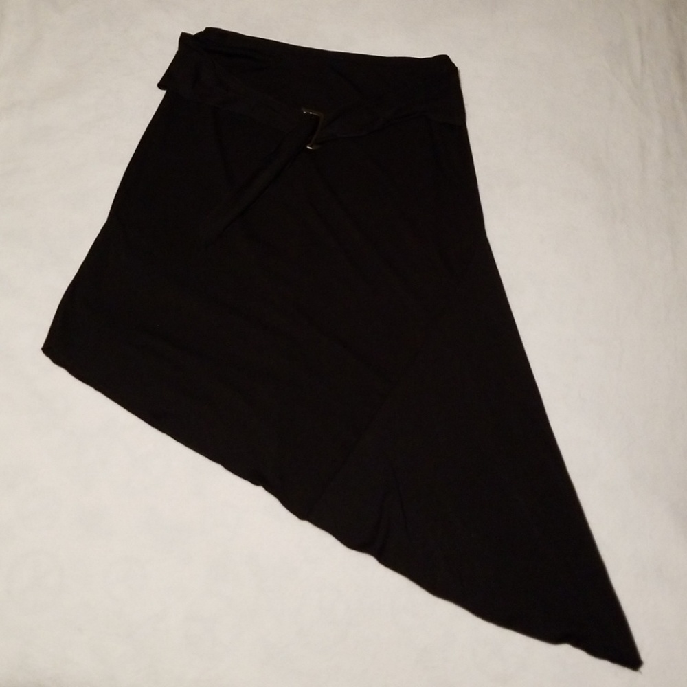 Taunt Asymmetrical black skirt sz XL